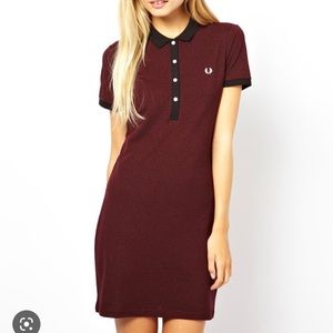 Fred Perry Leopard Print Shirt Dress
